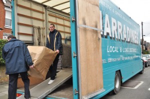 Removals company moving house